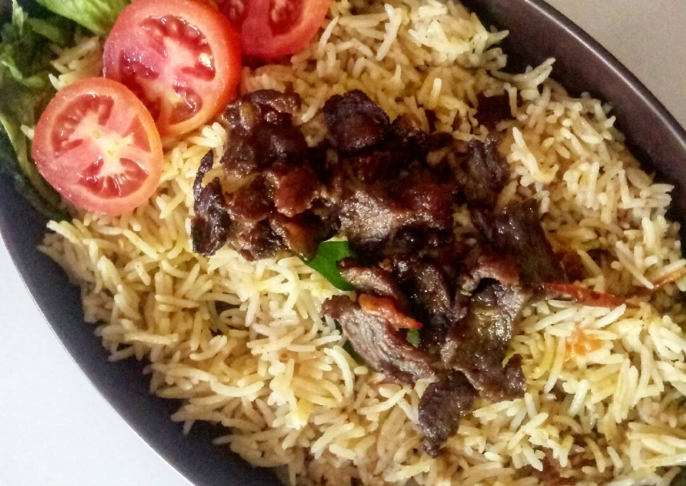 Nasi Kabsah Daging Sapi