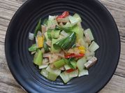 Gambar paprika merah pokcoy