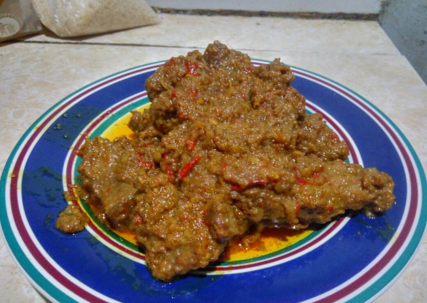 Rendang daging