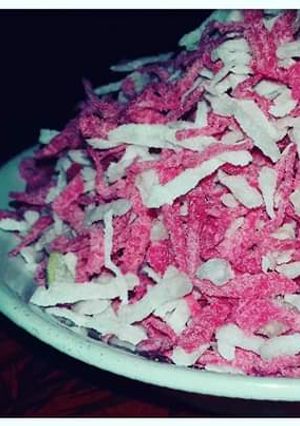 A picture of Coconut Chivda.