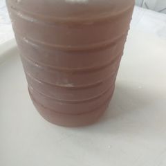 Home made mint syrup A picture of Home made mint syrup.
