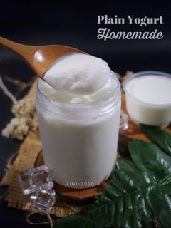 Foto resep Plain Yogurt homemade - resep yogurt
