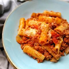 Cheesy Pasta Bake With Turkey, Fennel & Thyme A picture of Cheesy Pasta Bake With Turkey, Fennel & Thyme.