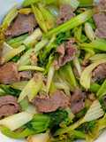 Cần tây xào thịt bò