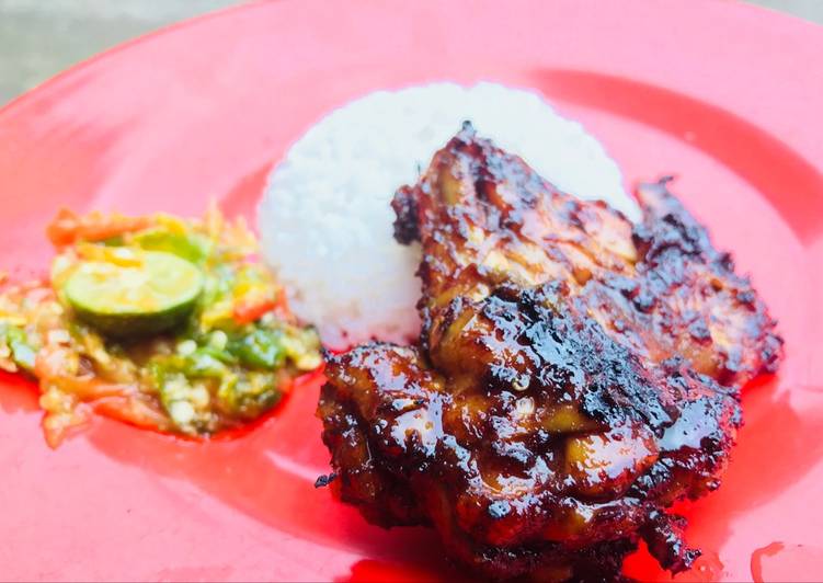 Ayam bakar sambal jahe
