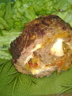 Una foto de Pan de carne relleno
