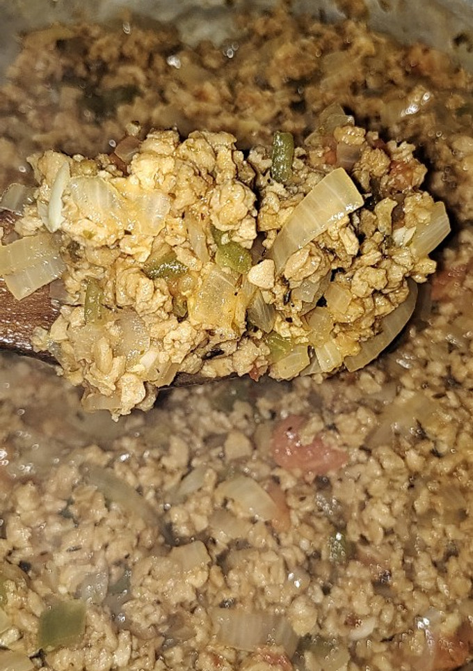 Una foto de Relleno de soja texturizada