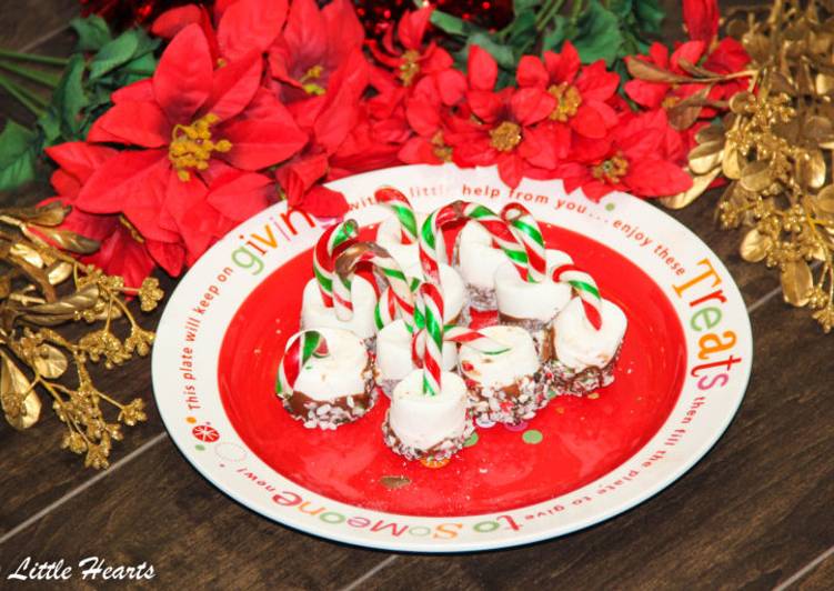 Recipe of Award-winning Christmassy Candy Cane Marshmallow Pops