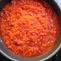 Boiled Tomato paste A picture of Boiled Tomato paste.