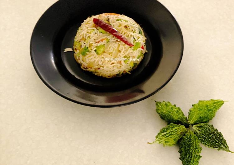 Simple Way to Prepare Any-night-of-the-week Karela Pulao