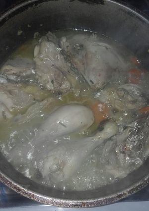 Una foto de Pollo al jugo