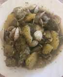 347. Alcachofas con patatas y almejas (principal pescado)