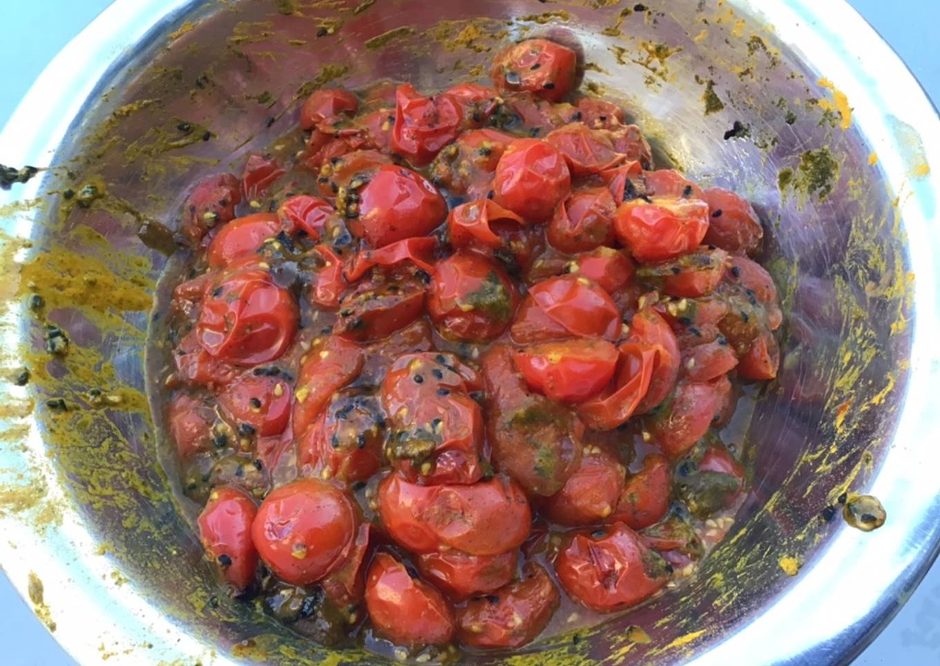 Tomates cerises aux épices