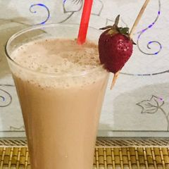 A picture of Strawberry coffee shake.