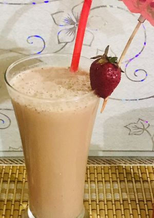 A picture of Strawberry coffee shake.