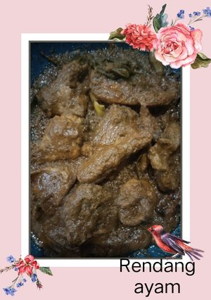 Foto resep Rendang ayam