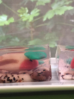 A picture of Kanten Wagashi "Carp".