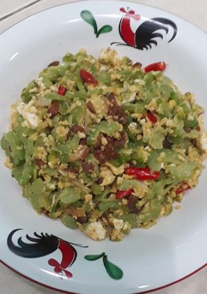 Foto resep Paria Cah Tauco Telur