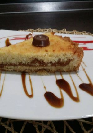 Una foto de Frolla de coco y dulce de leche