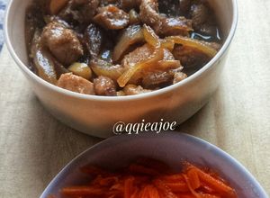 Foto resep Chicken Teriyaki with salad wortel ala hokben