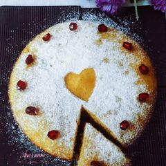 A picture of Eggless custard cake.
