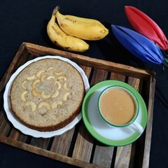A picture of Semolina Banana Cake.