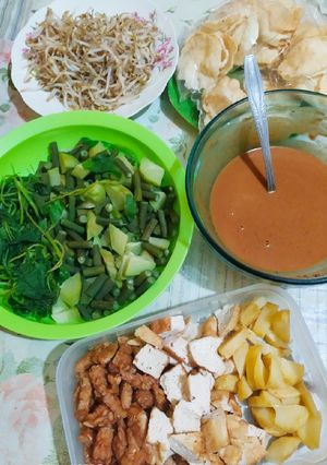 Foto resep Gado-gado bumbu instant