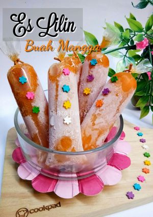 Foto resep Es Lilin Buah Mangga