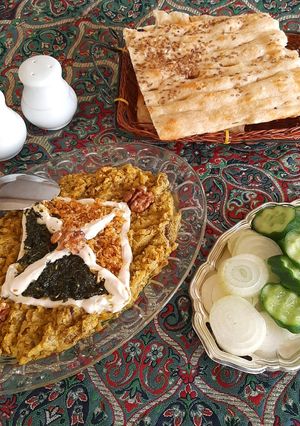 عکسی از دستور کشک بادمجان