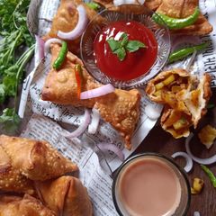Aloo Samosa A picture of Aloo Samosa.
