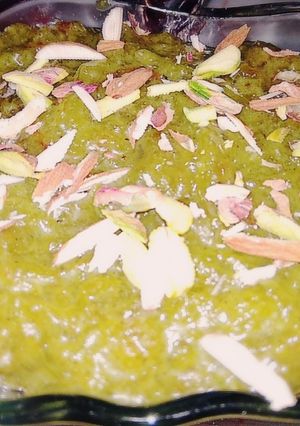 A picture of Watermelon Rind Halwa.