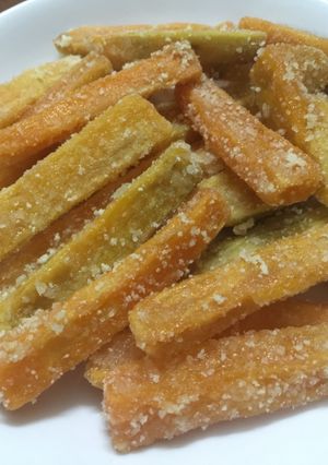 Hình của món Mứt khoai lang.
