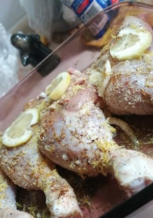 Una foto de Pollo al limón