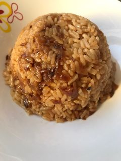 صورة لوصفة ارز الصيادية
