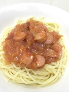 Hình của món Mỳ ý sốt cà chua.