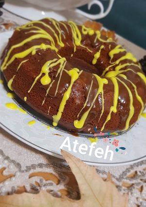 عکسی از دستور کیک ارده و شیره رژیمی♥️