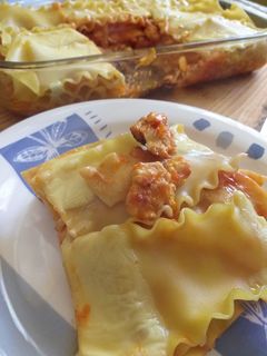 Una foto de Lasaña de pollo