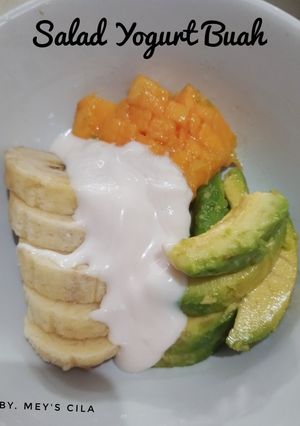 Foto resep Salad Yogurt Buah