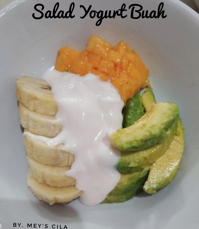 Foto resep Salad Yogurt Buah