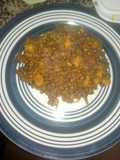 Porriage beans with unripe plantain