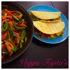 A picture of Vegetable Fajitas.