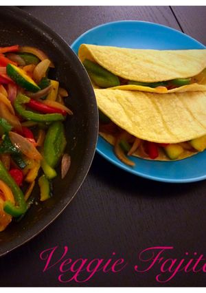 A picture of Vegetable Fajitas.
