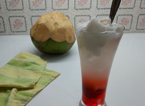 Foto resep Es Klamud Sirup Coco Pandan