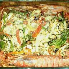 Una foto de Congrio al horno