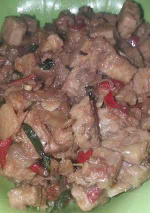 Foto resep Orak-arik tempe, teri, kemangi
