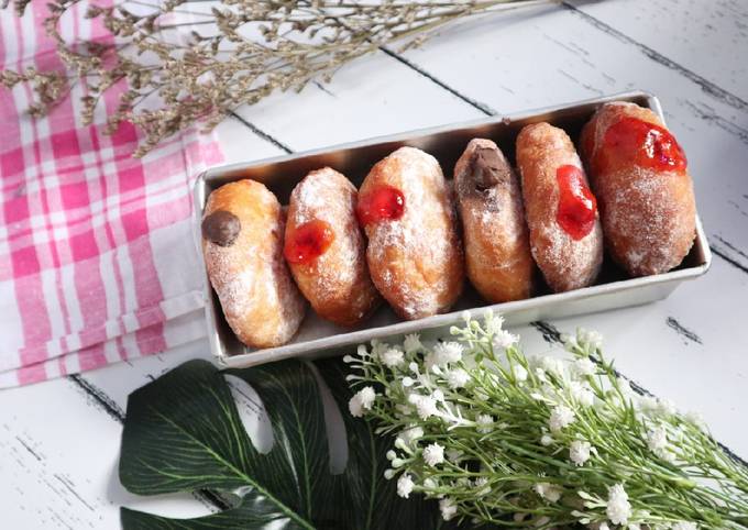 Bagaimana Membuat Bomboloni mini, Enak