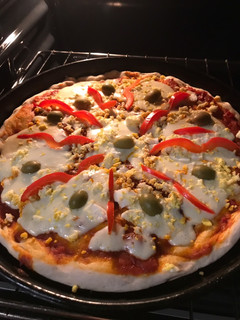 Una foto de Pizza casera