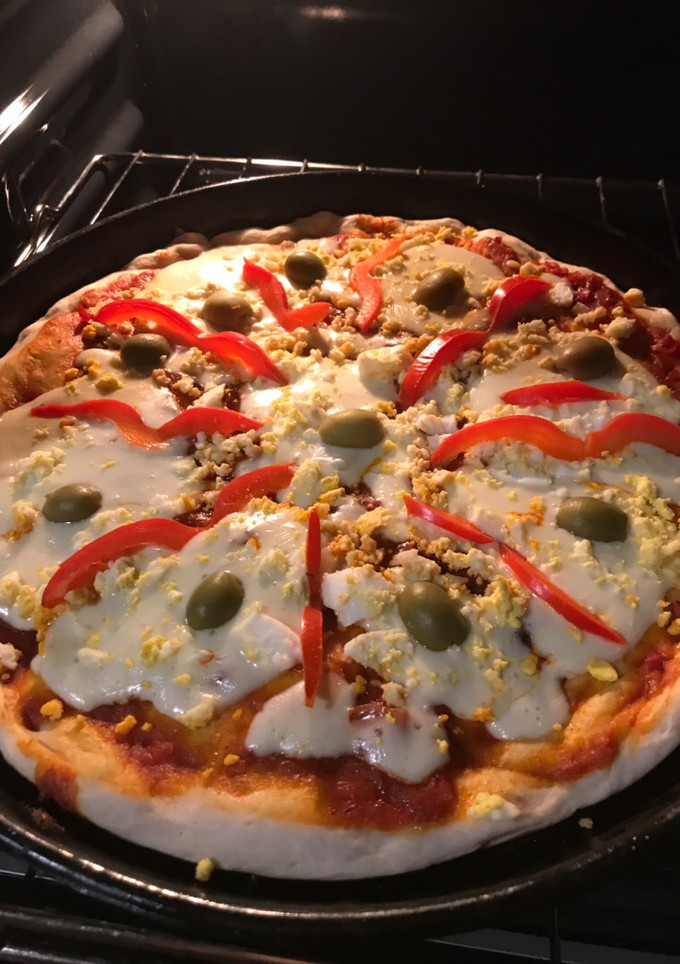 Una foto de Pizza casera