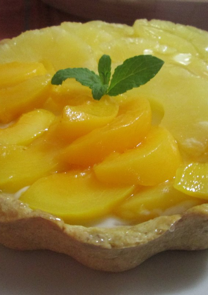 Una foto de Tartaleta de piña para diabéticos