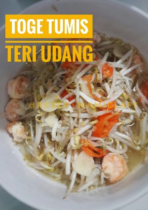 Foto resep Toge Tumis Teri Udang